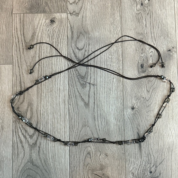 Vintage Accessories - Vintage Y2K Brown Beaded Belt Best for Small